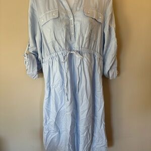 GAP maternity shirt dress